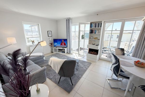 Villa Wilhelmine - Whg. 03 Kreidezimmer mit Südbalkon