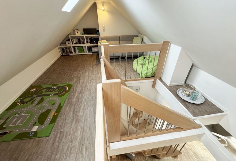 Im Dachgeschoss befindet sich die Galerie