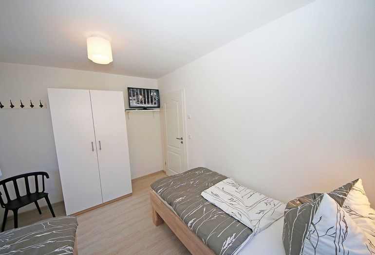 Schlafzimmer mit Einzelbetten