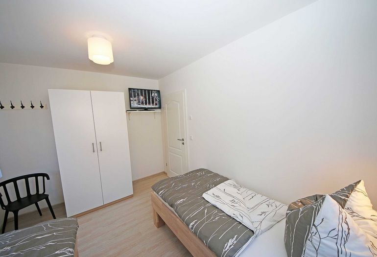 Schlafzimmer mit Einzelbetten