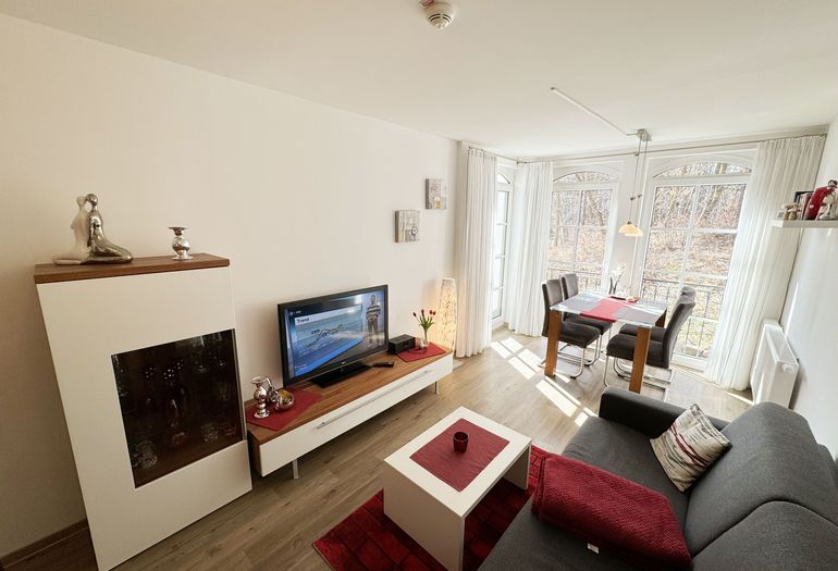 Wohnung Ostseesilber - Wohnzimmer
