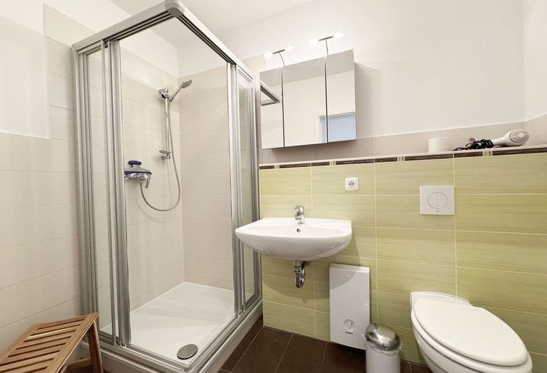 Badezimmer mit Dusche