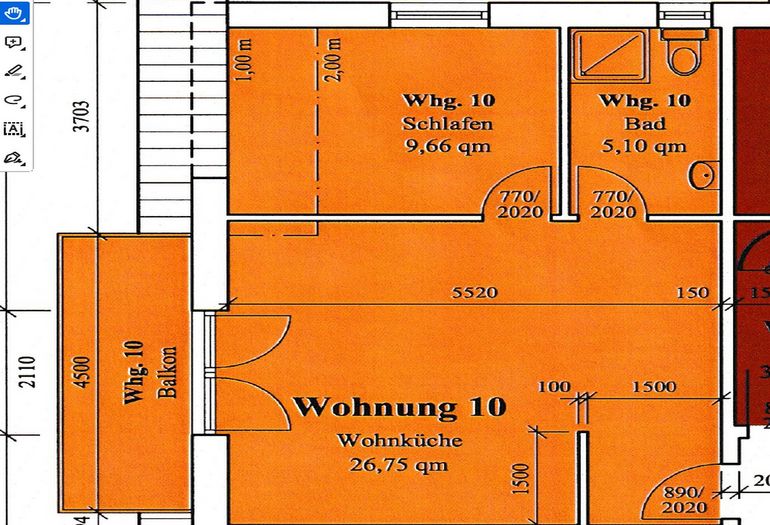Grundriss Wohnung 10 Grundriss Wohnung 10