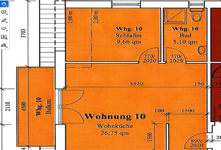 Grundriss Wohnung 10