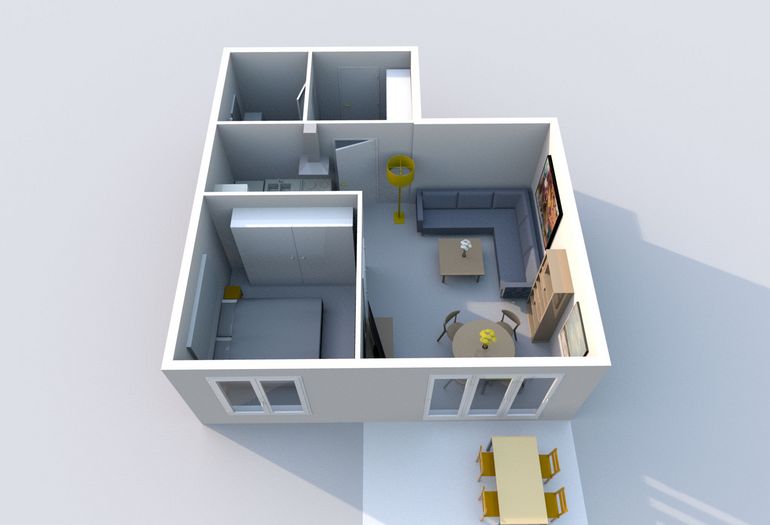 Grundrisszeichnung Grundrisszeichnung