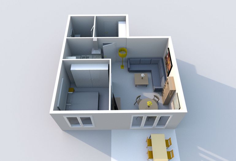 Grundrisszeichnung Grundrisszeichnung