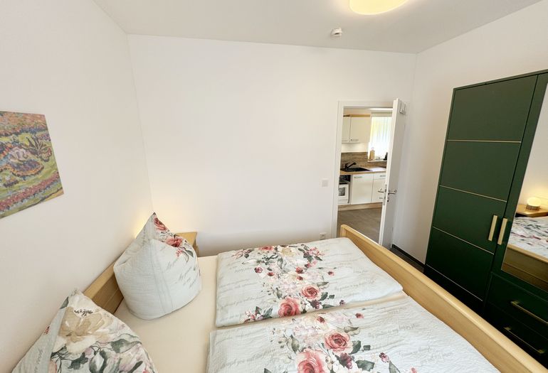 Schlafzimmer mit Doppelbett Schlafzimmer mit Doppelbett