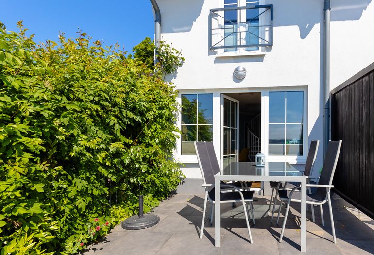 bestuhlte Terrasse