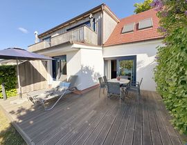 Zollhaus Klein Zicker - Wohnung 01 mit Südterrasse und Meerblick
