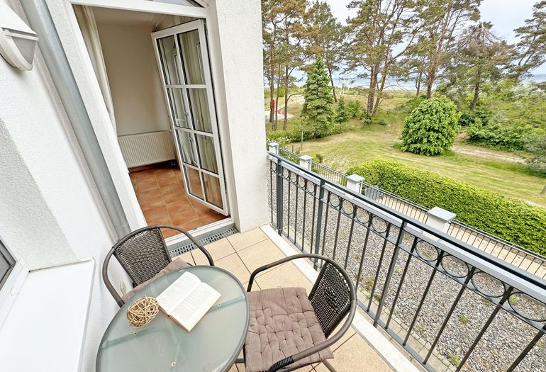 Haus Meeresblick Whg 1.18 bestuhlter Balkon