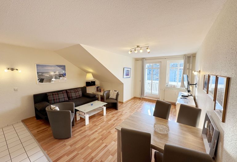 Wohnbereich der Ferienwohnung Wohnbereich der Ferienwohnung