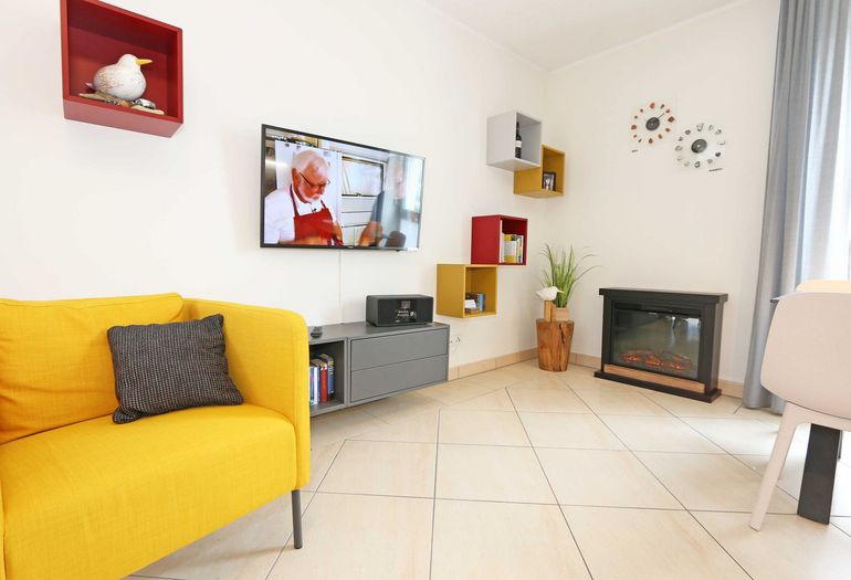 Wohnzimmer mit TV