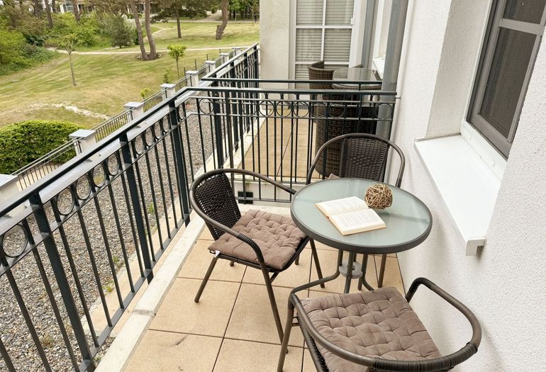 Haus Meeresblick Whg 1.18 bestuhlter Balkon
