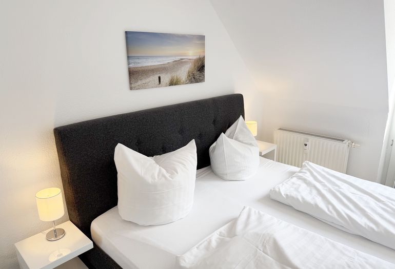Ferienwohnung Strandmöwe- Schlafzimmer