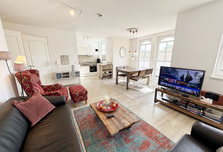 Haus Meeresblick A 2.12 BLU -Wohnzimmer Haus Meeresblick A 2.12 BLU -Wohnzimmer