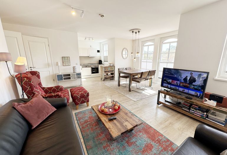 Haus Meeresblick A 2.12 BLU -Wohnzimmer Haus Meeresblick A 2.12 BLU -Wohnzimmer