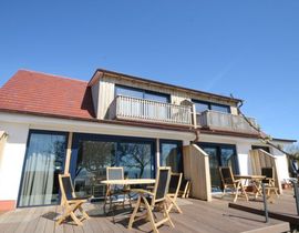 Zollhaus Klein Zicker - Wohnung 01 mit Südterrasse und Meerblick
