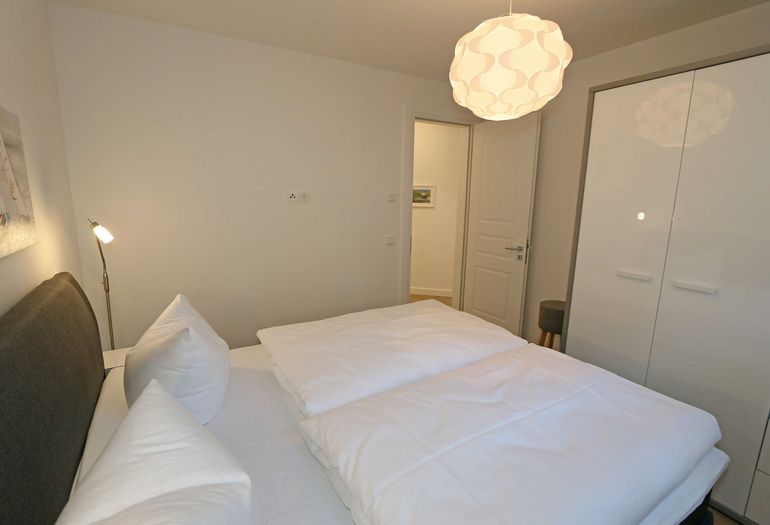 Schlafzimmer mit Doppelbett Schlafzimmer mit Doppelbett