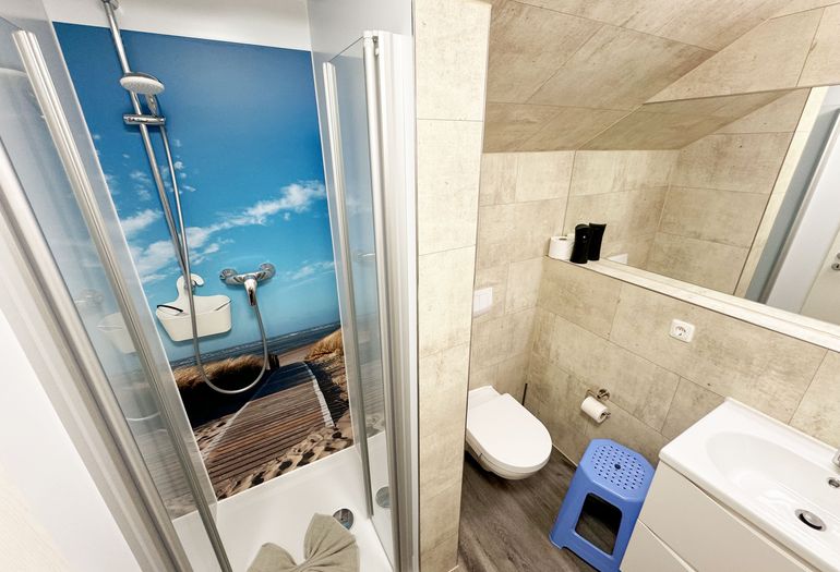 maritimes Badezimmer