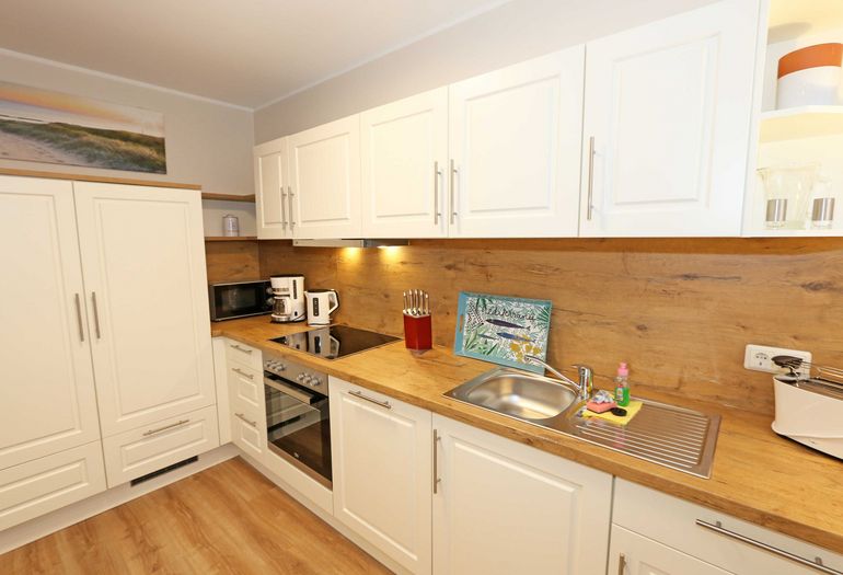 offene Küchenzeile für gemeinsames Kochen