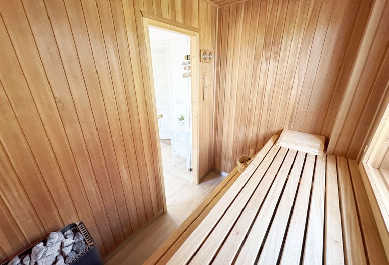 hauseigene Sauna