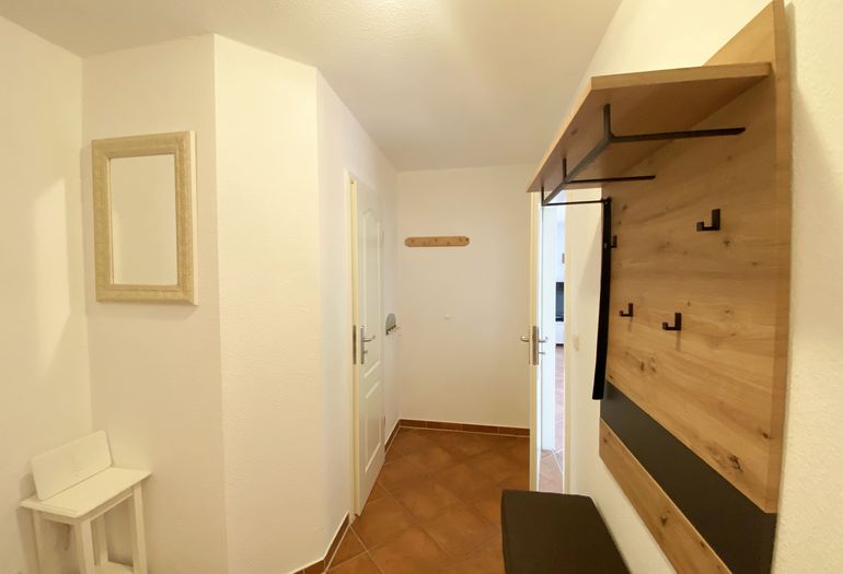 Der Flurbereich der Ferienwohnung