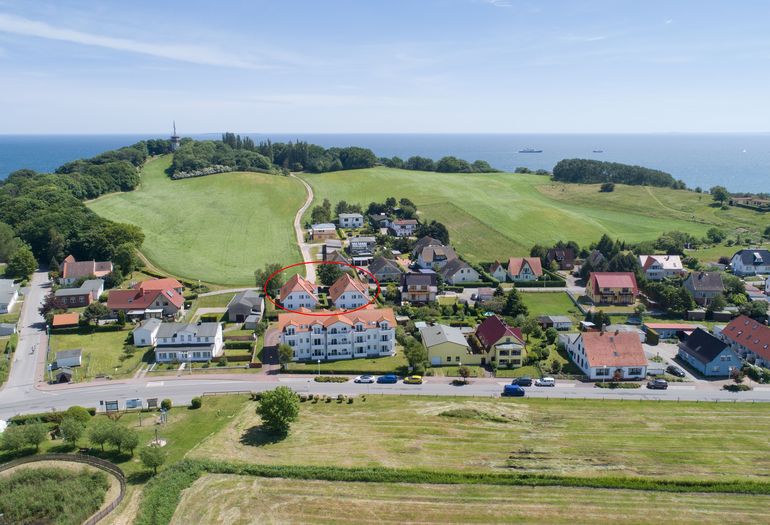 Ostseebad Thiessow mit den Zwillingshäusern Lotsenberg