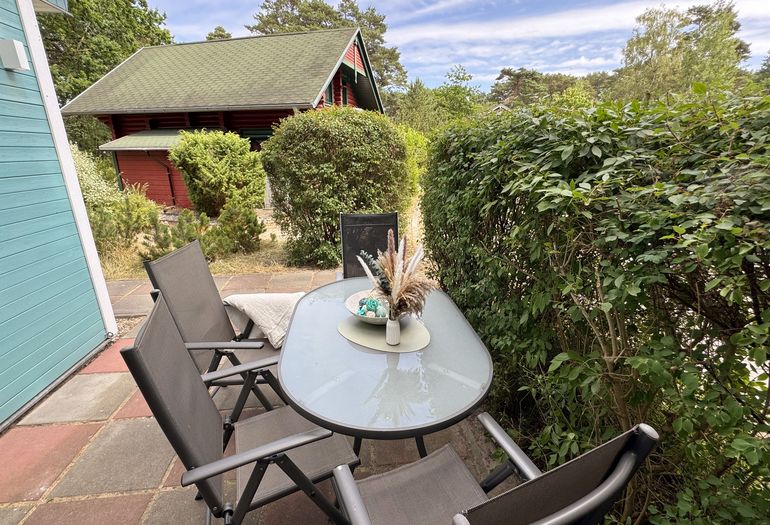 bestuhlte Terrasse