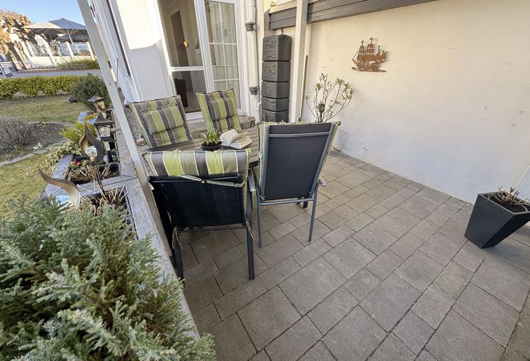 bestuhlte Terrasse