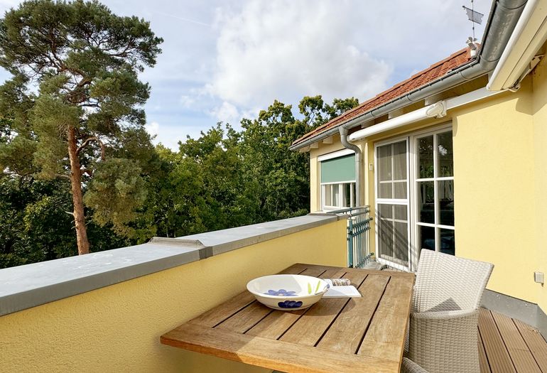 Dachterrasse mit Blick zum Wald Dachterrasse mit Blick zum Wald