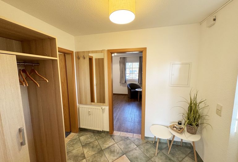 Haus an der Düne WE 06 Flur mit Garderobe