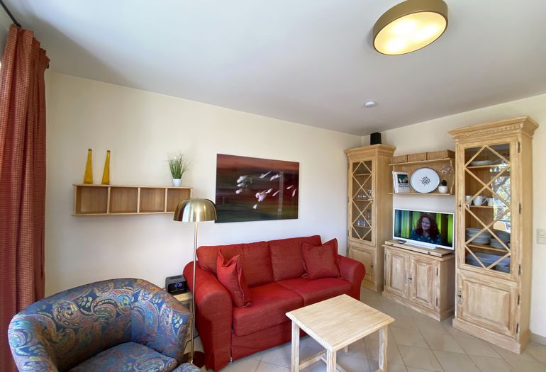 Wohnzimmer mit TV und Wlan