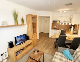Haus Meeresblick Baabe - A 3.15 Steuerbord mit Balkon