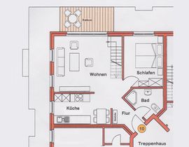 Haus Möwe 2 Wohnung 10 mit Südbalkon