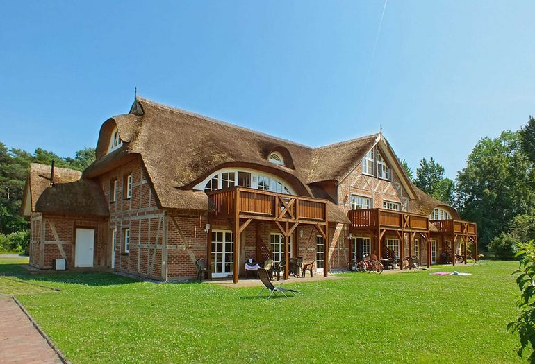 Hinteransicht vom Haus an der Düne Hinteransicht vom Haus an der Düne