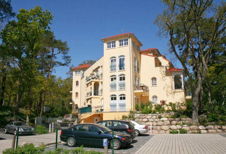 Blick zum Haus Grüne Düne Blick zum Haus Grüne Düne
