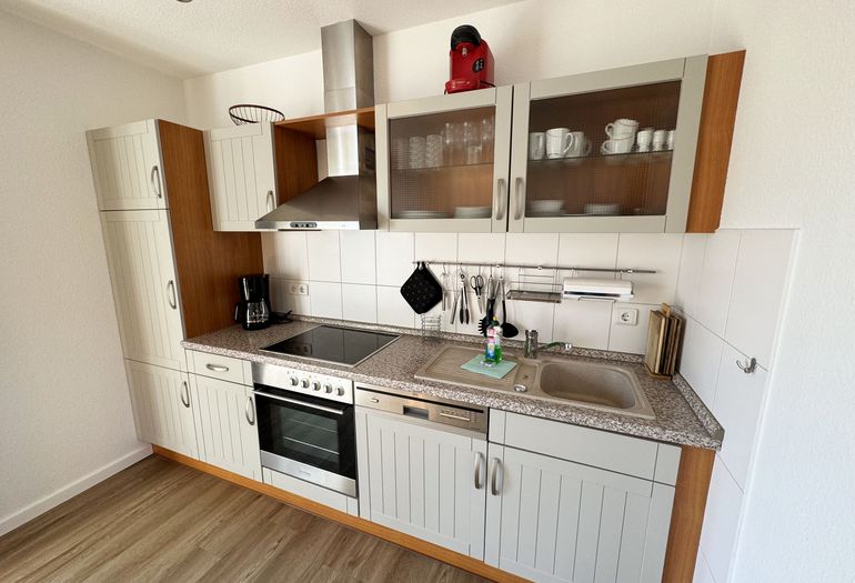 Küchenzeile der Ferienwohnung