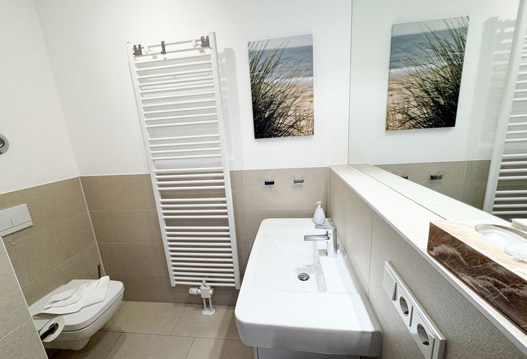 Haus Meeresblick A 2.12 BLU -modernes Duschbad Haus Meeresblick A 2.12 BLU -modernes Duschbad