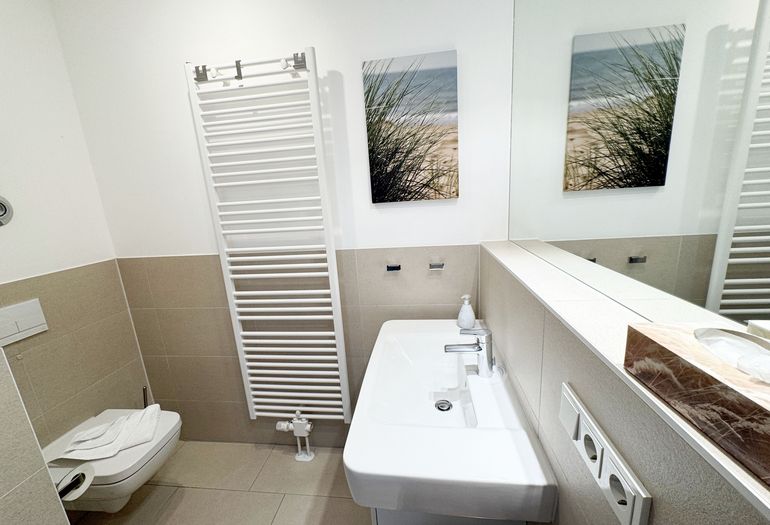 Haus Meeresblick A 2.12 BLU -modernes Duschbad