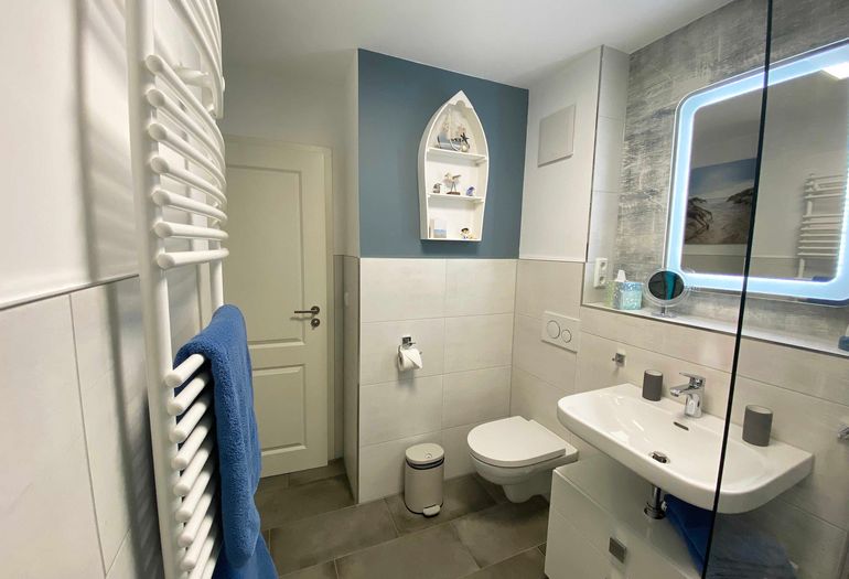 Badezimmer mit WC