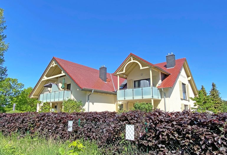 Blick auf das Haus Sterntaucher