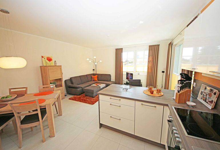 Küche und Wohnbereich