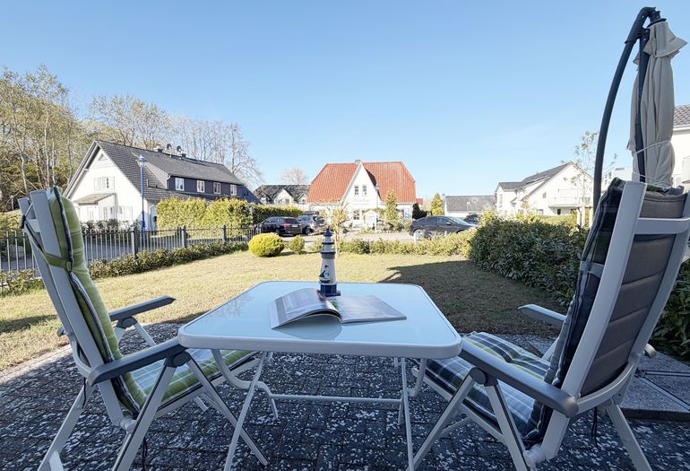 Haus Möwe - Terrassenblick von der Wohnung 01 Haus Möwe - Terrassenblick von der Wohnung 01