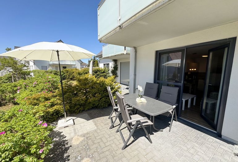 bestuhlte Terrasse