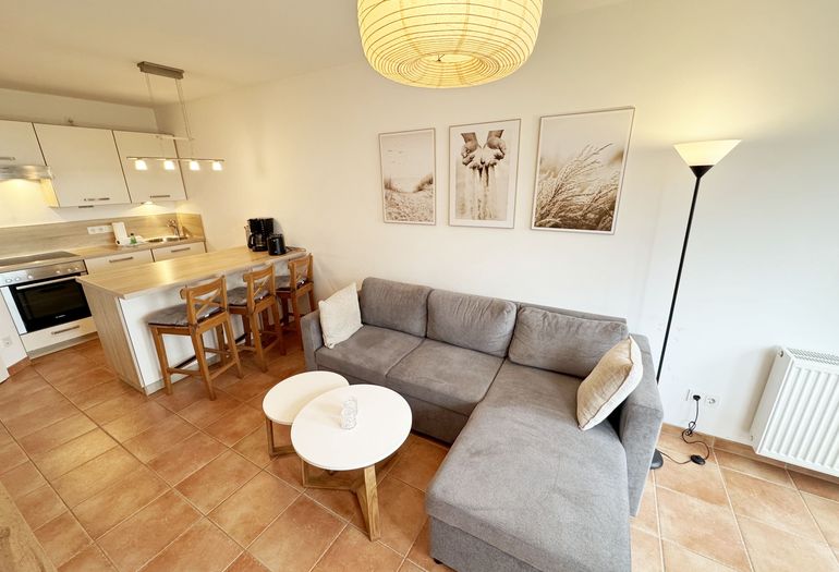 gemütlicher Wohn-und Essbereich mit Küchenzeile gemütlicher Wohn-und Essbereich mit Küchenzeile