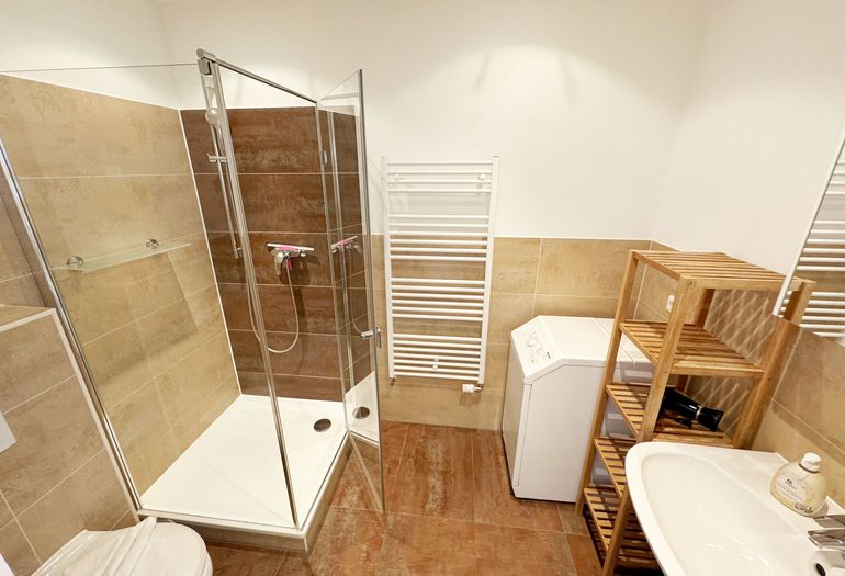 innenliegendes Badezimmer