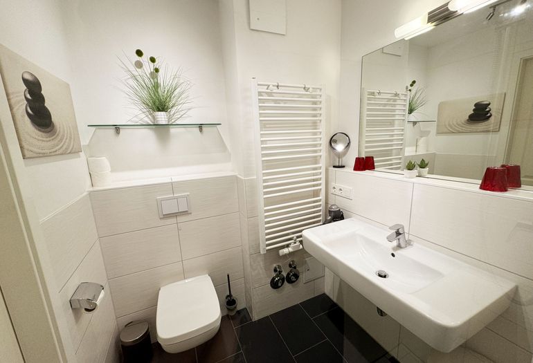 Wohnung Ostseesilber - modernes Bad Wohnung Ostseesilber - modernes Bad