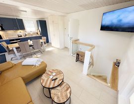 Haus Düne mit Sauna - Doppelhaushälfte Nr. 1 mit Terrasse & Sauna