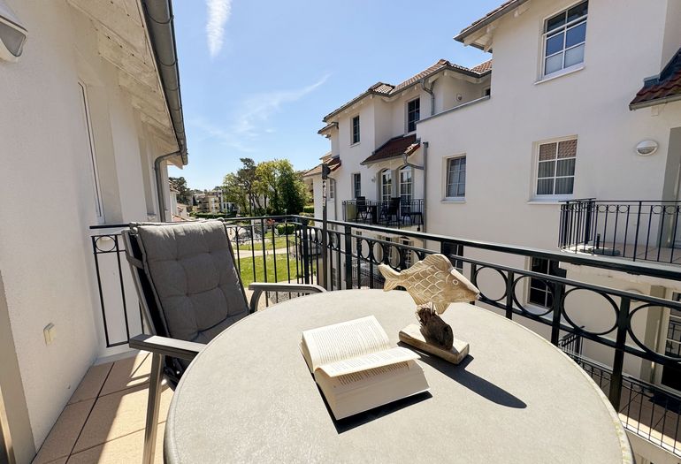 Balkon der Ferienwohnung A 2.11 Sonnendeck Balkon der Ferienwohnung A 2.11 Sonnendeck