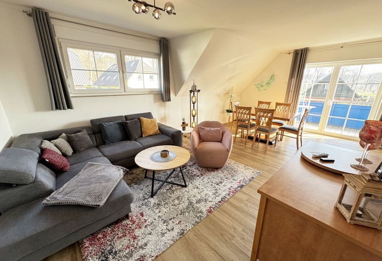 Wohnbereich der Ferienwohnung Wohnbereich der Ferienwohnung